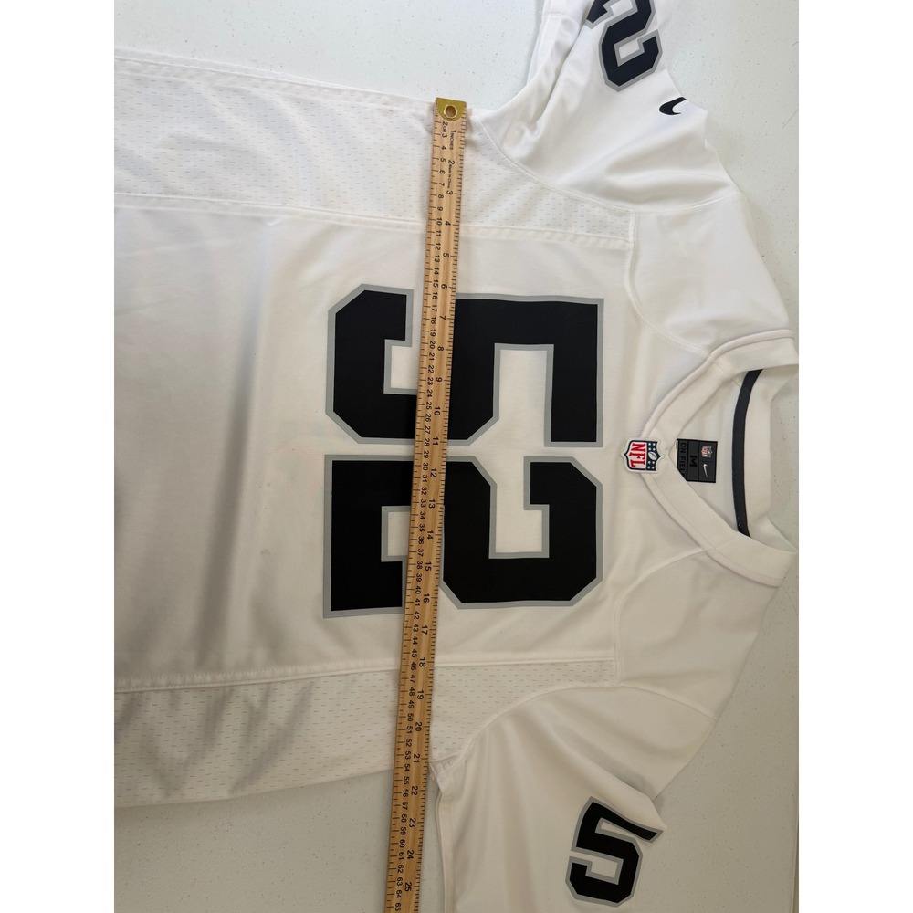 Nike NFL Oakland Raiders Khalil Mack 52 Jersey Mens Medium White On Field - Picture 5 of 7